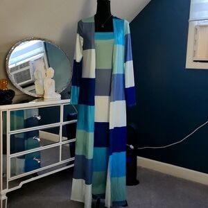 NWOT 2 piece maxi dress